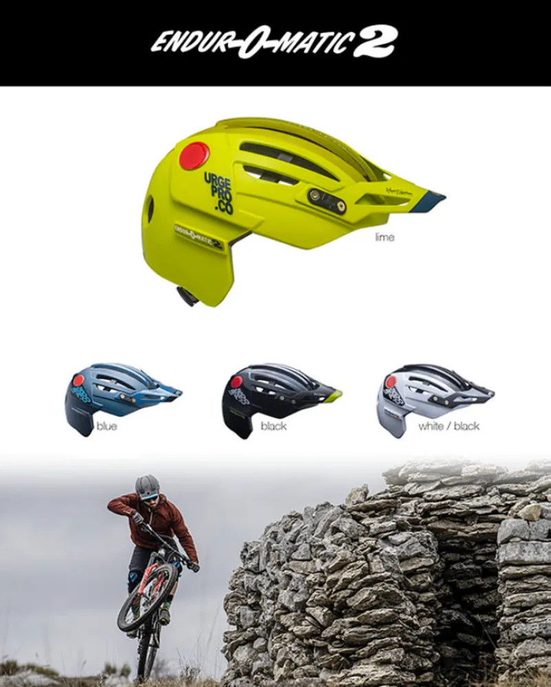 Urge Endur-O-Matic 2 MTB Helmet Lime S/M L/XL-5